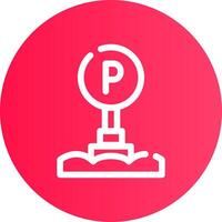 Parkschild kreatives Icon-Design vektor