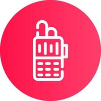 Walkie-Talkie kreatives Icon-Design vektor