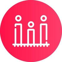 Analytics kreatives Icon-Design vektor