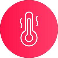 kreatives Icon-Design bei heißen Temperaturen vektor