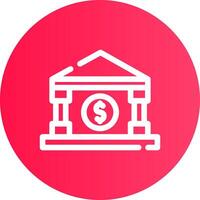 Bank kreatives Icon-Design vektor