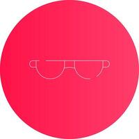 Brille kreatives Icon-Design vektor