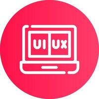 ui ux kreativ Symbol Design vektor