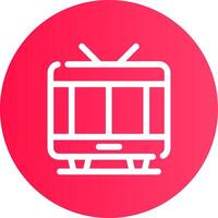 TV kreativ ikon design vektor