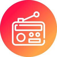 Radio kreatives Icon-Design vektor