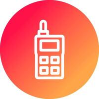 Walkie-Talkie kreatives Icon-Design vektor