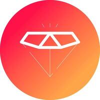 Diamant kreatives Icon-Design vektor