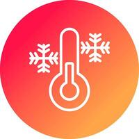 Temperatur kreatives Icon-Design vektor