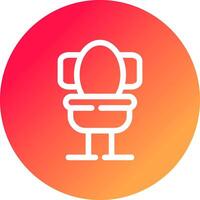 Toilette kreatives Icon-Design vektor