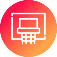 Basketball kreatives Icon-Design vektor