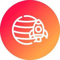 Planet kreatives Icon-Design vektor