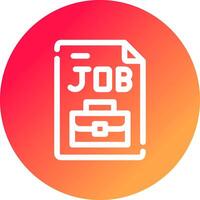 Job kreatives Icon-Design vektor