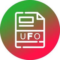 UFO kreativ Symbol Design vektor