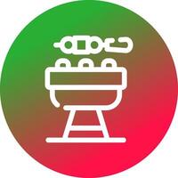 BBQ kreatives Icon-Design vektor