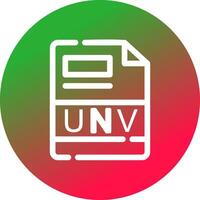 unv kreativ Symbol Design vektor