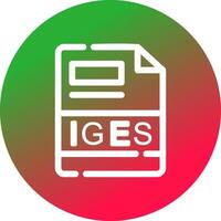 iges kreativ Symbol Design vektor