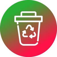 Müll kreatives Icon-Design vektor