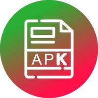 apk kreativ ikon design vektor