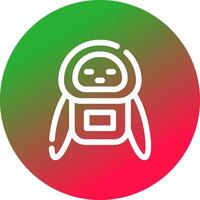 Roboter kreatives Icon-Design vektor