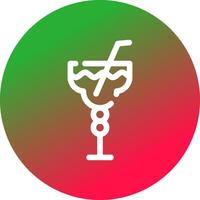 kreatives Icon-Design für Cocktails vektor