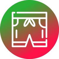 Shorts kreatives Icon-Design vektor