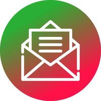 E-Mail kreatives Icon-Design vektor