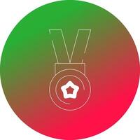 Medaille kreatives Icon-Design vektor