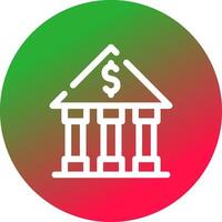 Bank kreatives Icon-Design vektor