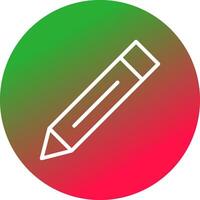 kreatives Icon-Design mit Bleistift vektor