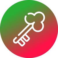 Schlüssel kreatives Icon-Design vektor
