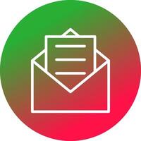 E-Mail kreatives Icon-Design vektor