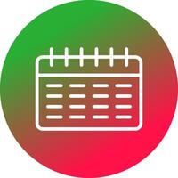 Kalender kreatives Icon-Design vektor