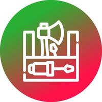 Toolbox kreatives Icon-Design vektor