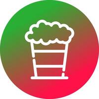 Popcorn kreatives Icon-Design vektor