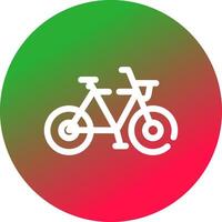 Fahrrad kreatives Icon-Design vektor