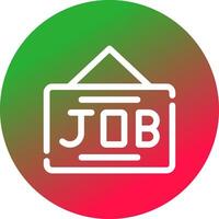 Job kreatives Icon-Design vektor