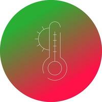 Temperatur kreatives Icon-Design vektor