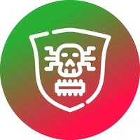 Kreatives Icon-Design für Malware vektor