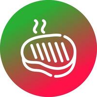 Steak kreatives Icon-Design vektor