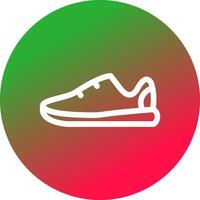 Turnschuhe kreatives Icon-Design vektor