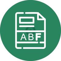 abf kreativ Symbol Design vektor