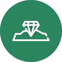 Diamant kreatives Icon-Design vektor