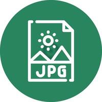 jpg-Datei kreatives Icon-Design vektor