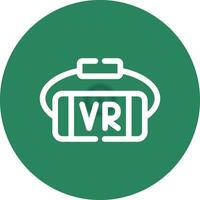 vr Brille kreativ Symbol Design vektor