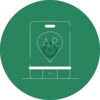 ar Navigation kreativ Symbol Design vektor