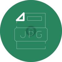 jpg-Datei kreatives Icon-Design vektor