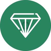 Diamant kreatives Icon-Design vektor