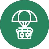 Airdrop kreatives Icon-Design vektor