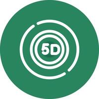 5d Daten Lager kreativ Symbol Design vektor