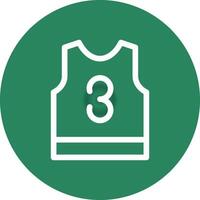 Basketball Jersey kreativ Symbol Design vektor